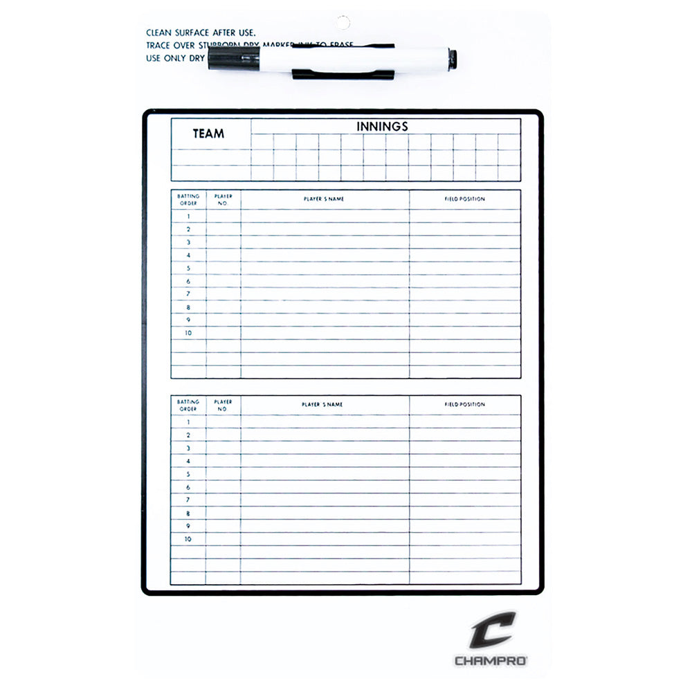 BASEBALL/SOFTBALL COACHES BOARD