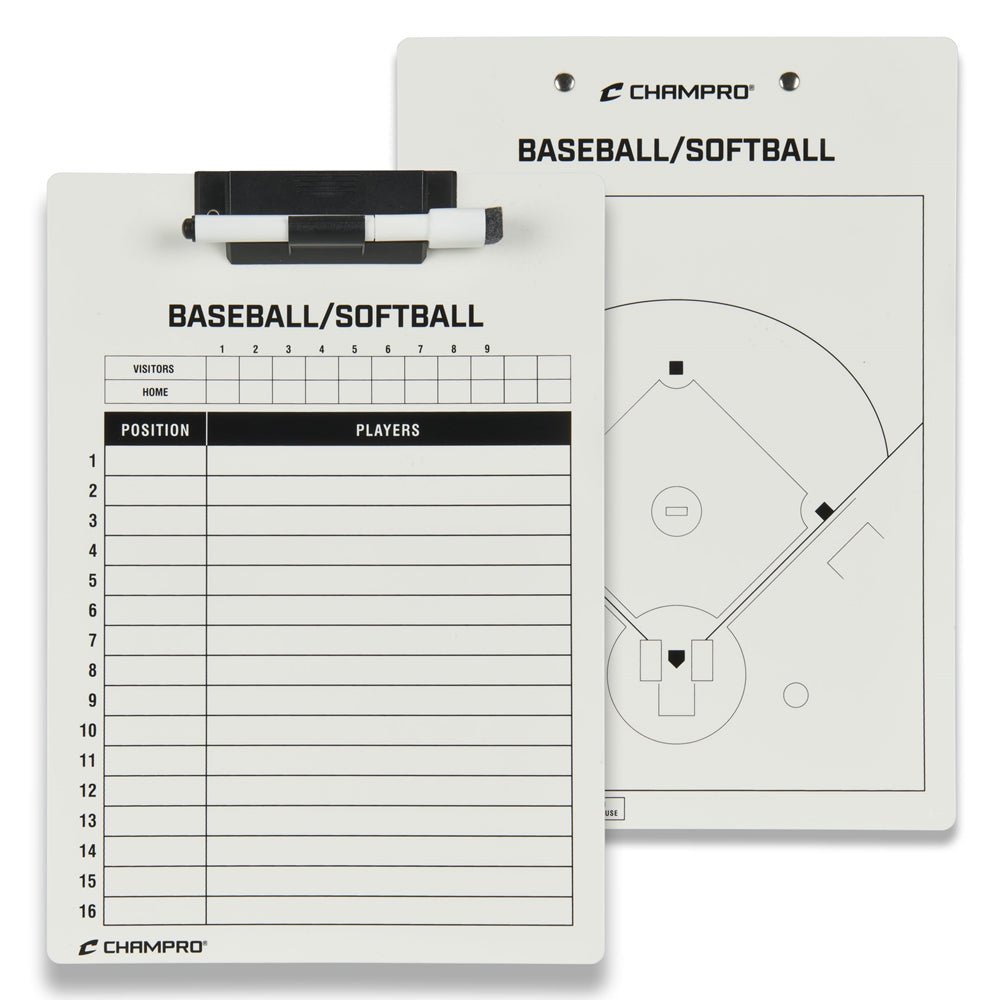 BASEBALL/SOFTBALL COACH'S BOARD 12"X9"
