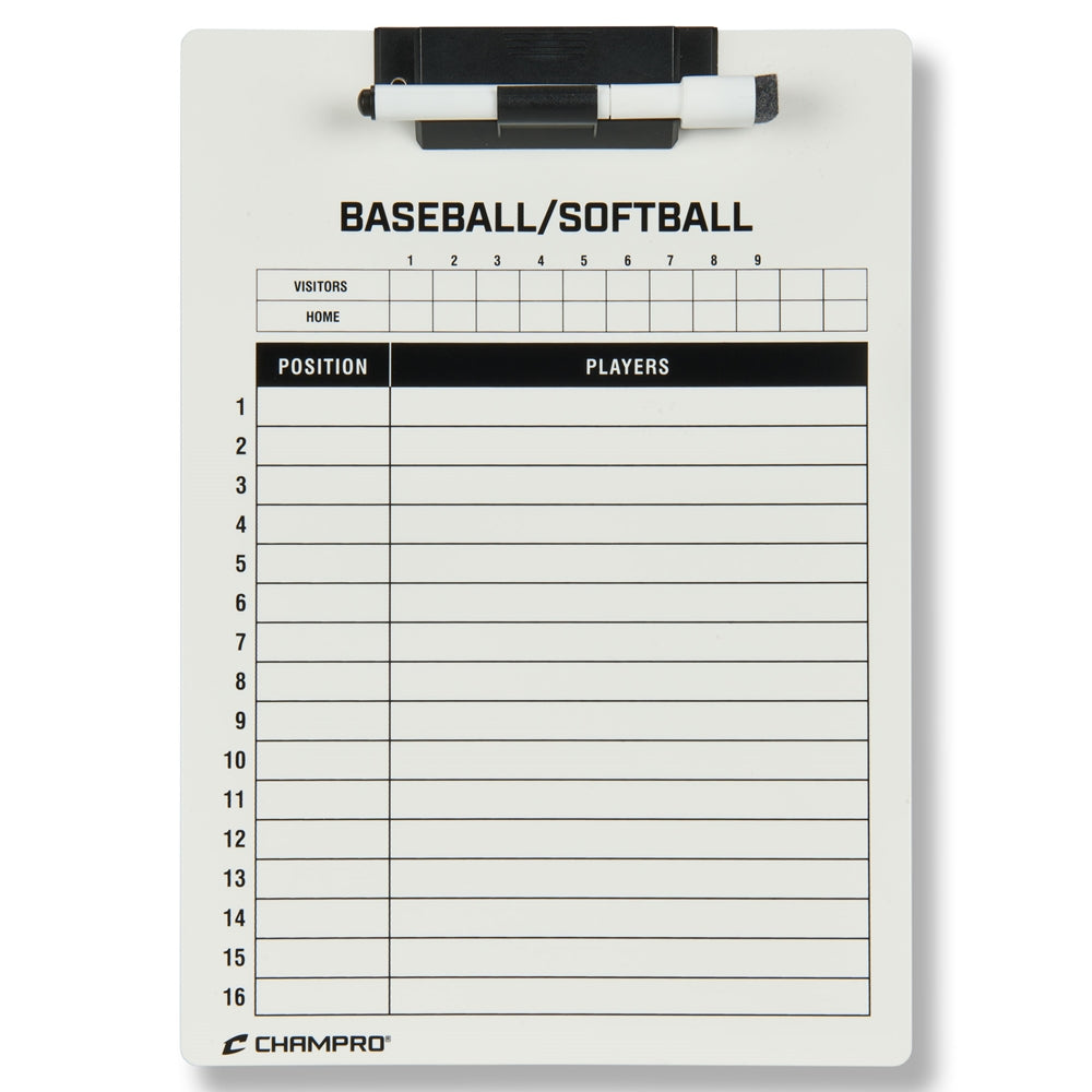 BASEBALL/SOFTBALL COACH'S BOARD 12"X9"