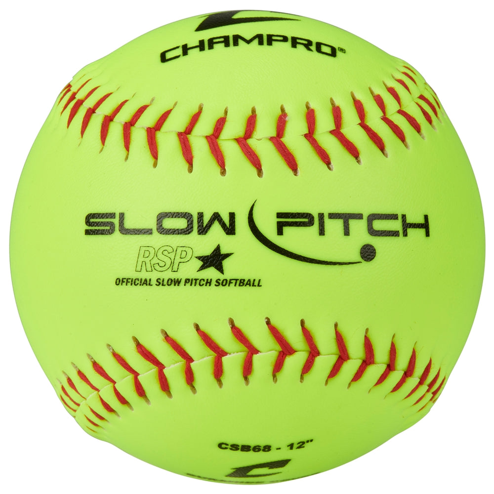 12" SLOW PITCH PRACTICE SOFTBALL