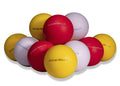 Set of colorful SMUSH BALLS on a white background